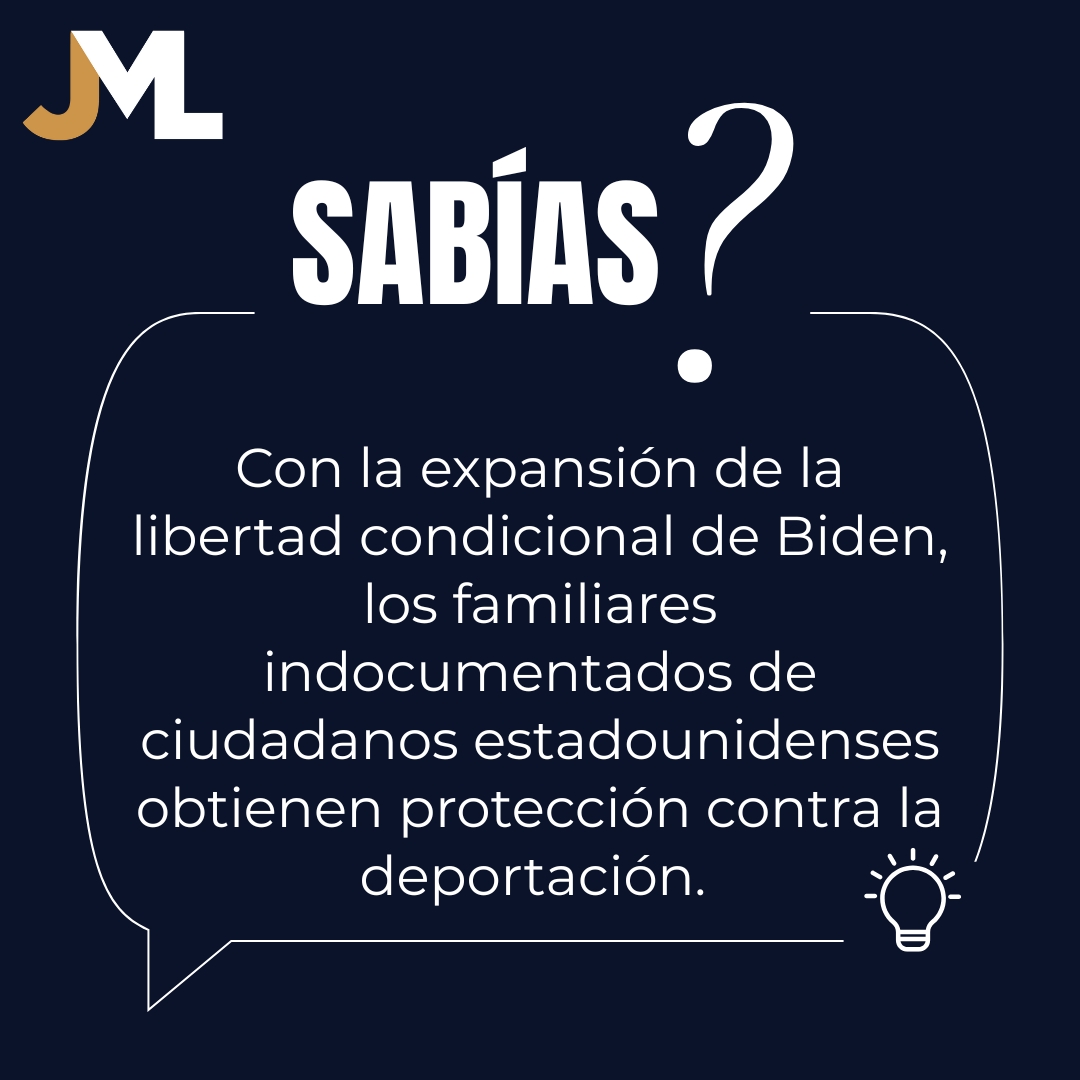 Libertad condicional de Biden - Sabías - Jorge Munoz Law