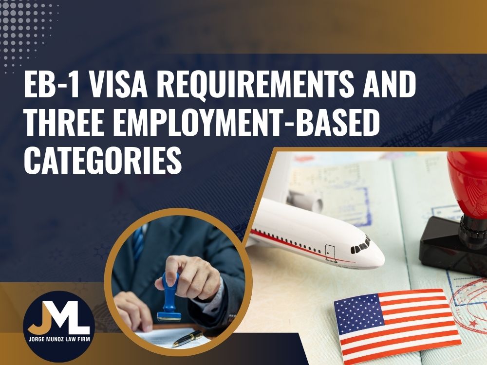 eb1 visa - EB-1 Visa Requirements and Three Employment-Based Categories - Jorge Munoz Law Firm